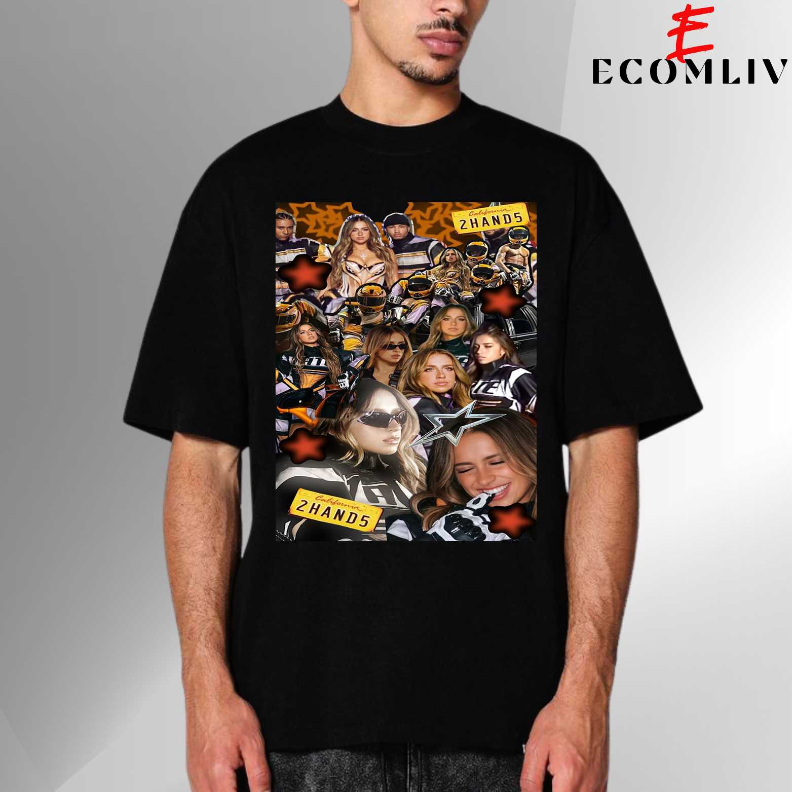 Tate Mcrae 2 Hands Streetwear T-Shirt, Pop Rap Culture Shirt